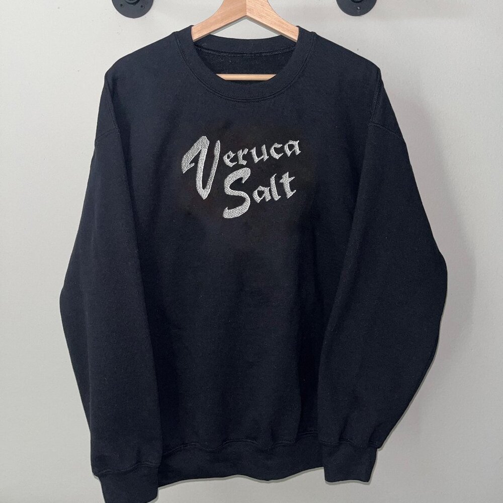 Black White Veruca Salt ALT Indie 90s Rock Band Music Crewneck Sweatshirt